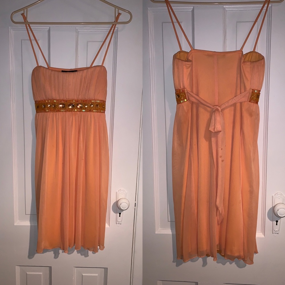 Semi-Formal Tangerine Dress